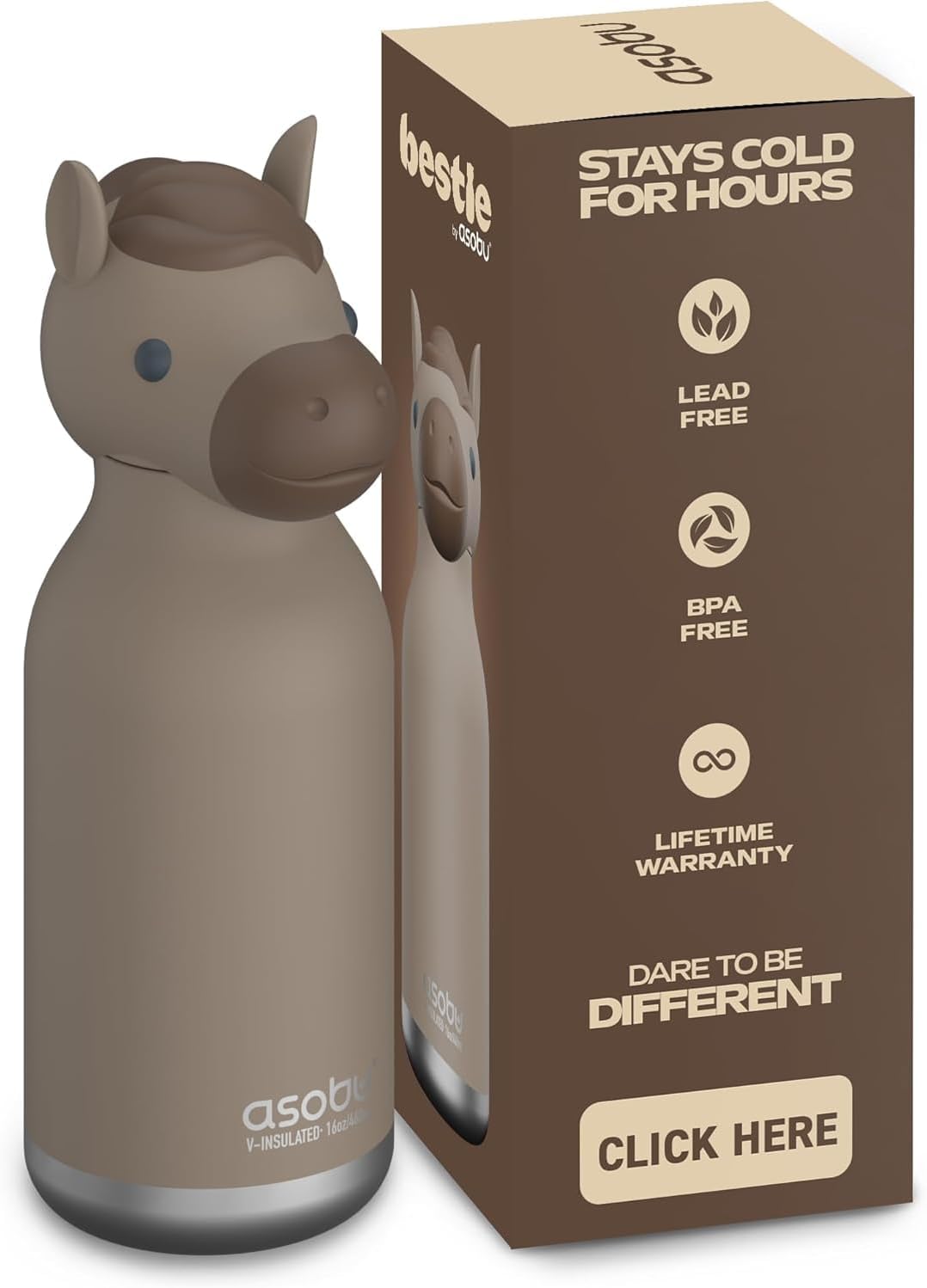 Bestie by Asobu Horse Bestie Bottle - Trinkflasche Pferd