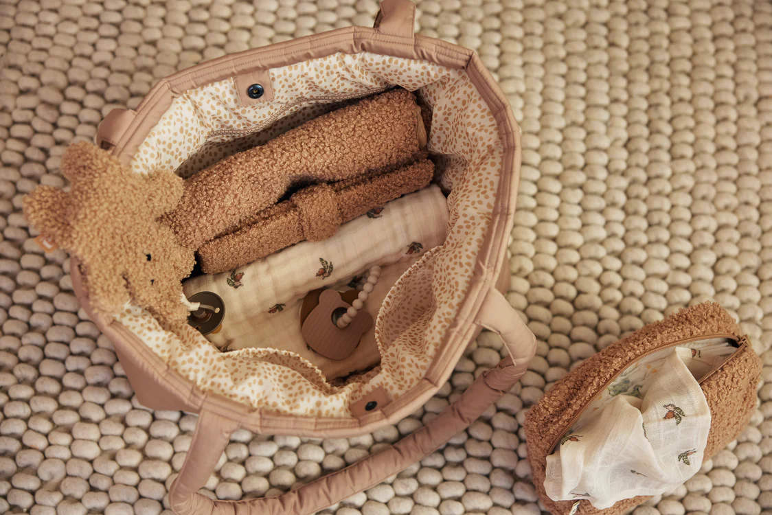 Jollein Wickeltasche Puffed Bag - Biscuit