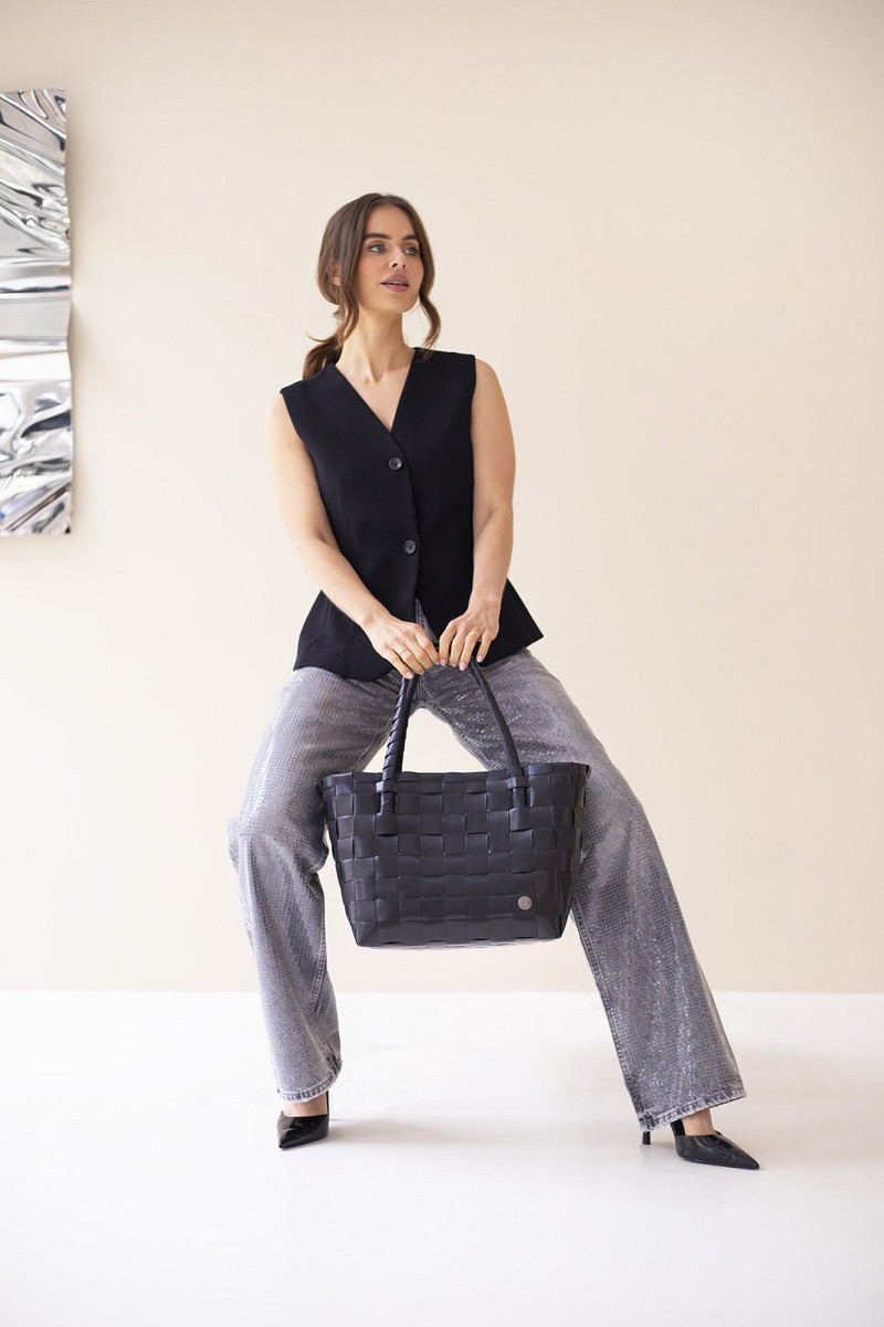 Handed By Paris - Shopper - Einkaufskorb Farbe Black / Schwarz