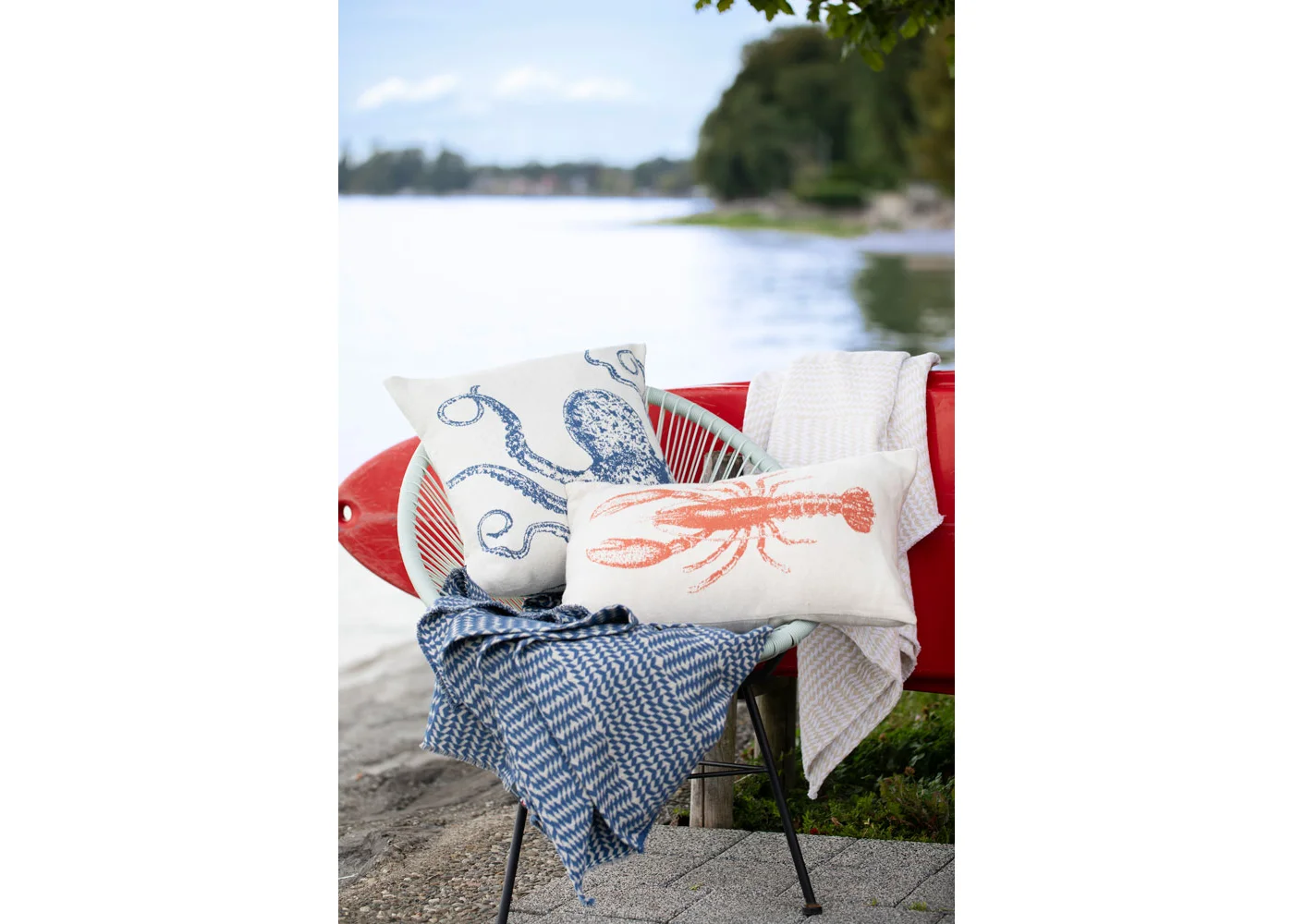 David Fussenegger NOVA Kissenhülle „Lobster“ 60x40cm