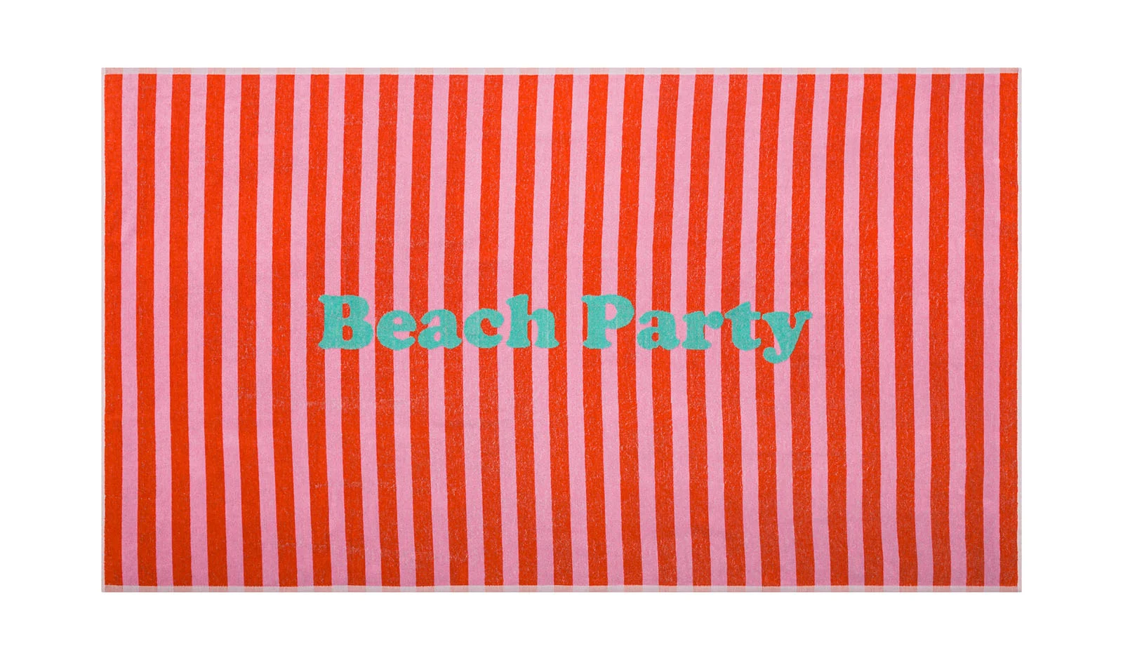David Fussenegger PLAYA Frottee-Strandtuch „Beach Party“ Dunkelorange 100x180 cm 