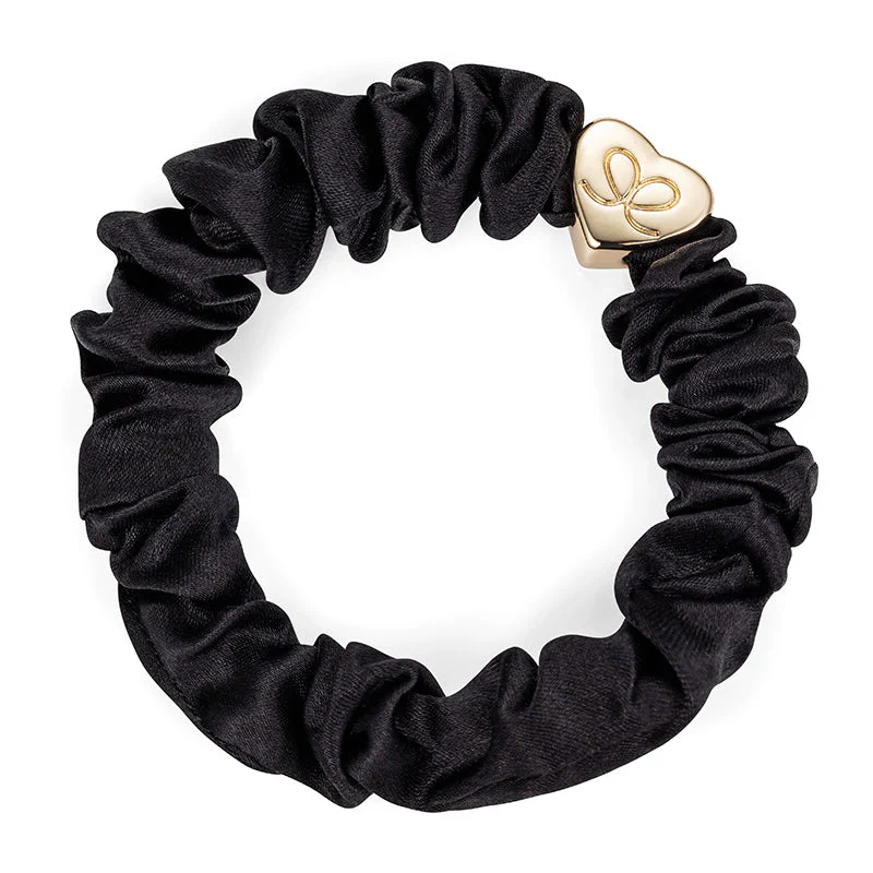 by Eloise Silk Scrunchie · Black · Haargummi   