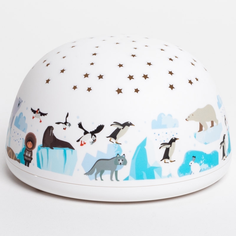 Olala Boutique Sternenlichtprojektor mit Spieluhr Polaris / Polarmeer