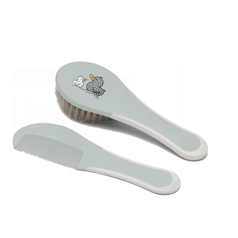 Bebe-Jou Baby Kamm & Bürste Sepp Enten Motiv 