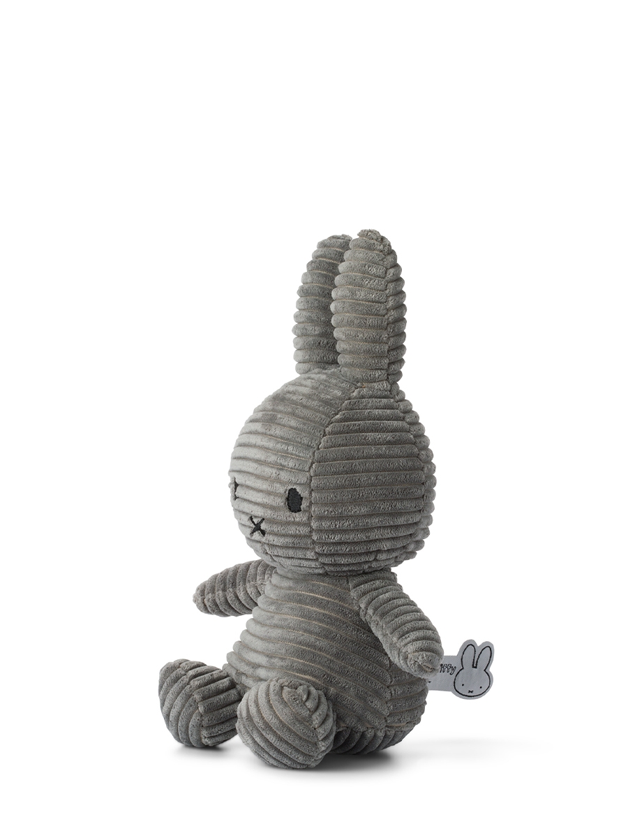 Bon Ton Toys Miffy Corduroy - Cord Hase in Grau 33 cm