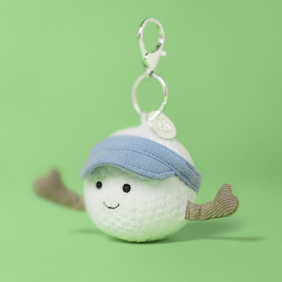 Jellycat Amuseables Sports Golf Bag Charm - Schlüsselanhänger 6cm