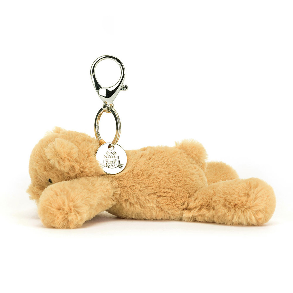 Jellycat Smudge Bear Bag Charm Bär Schlüsselanhänger 14 cm 