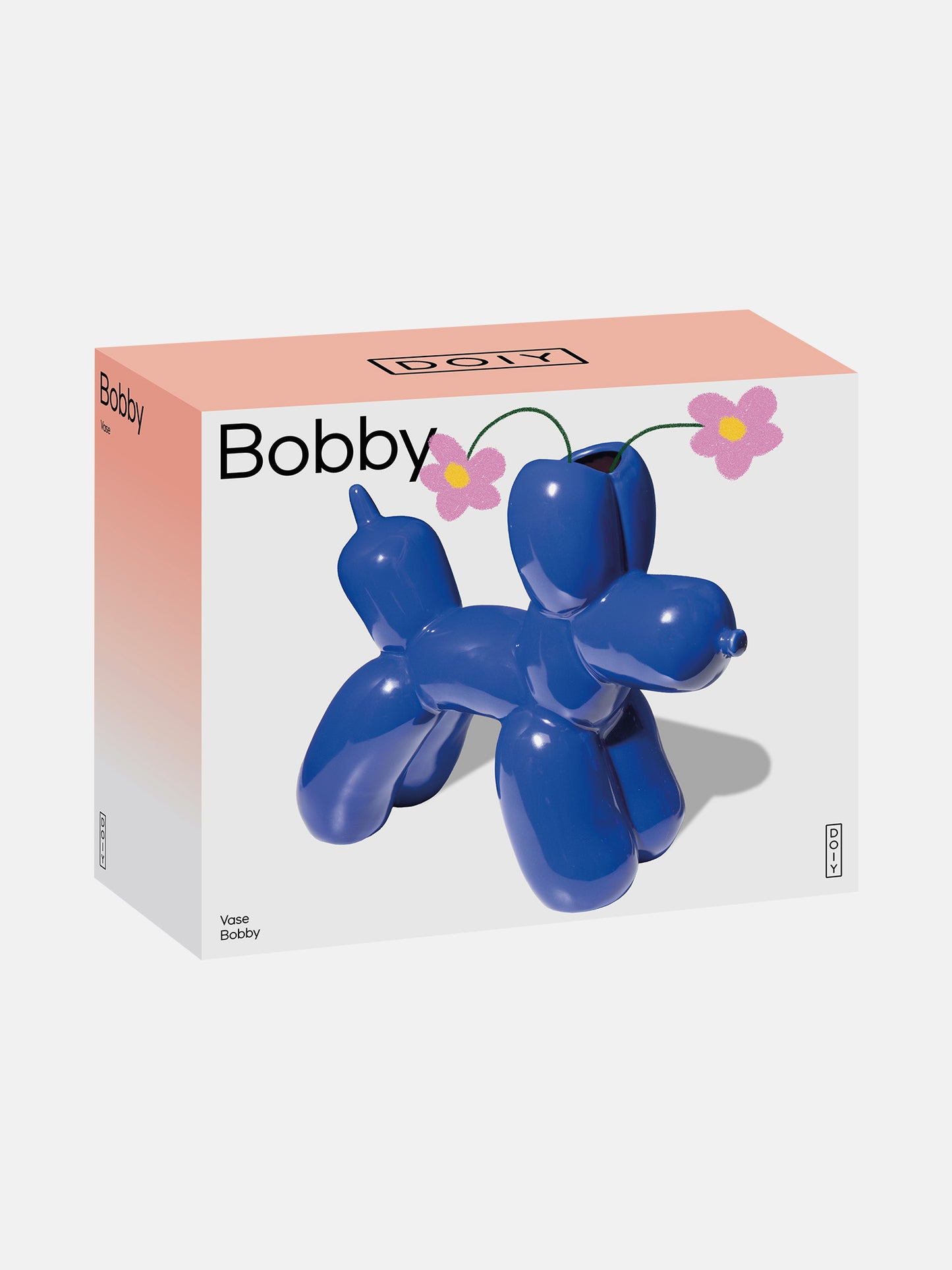 DOIY Bobby Vase Hund Blau