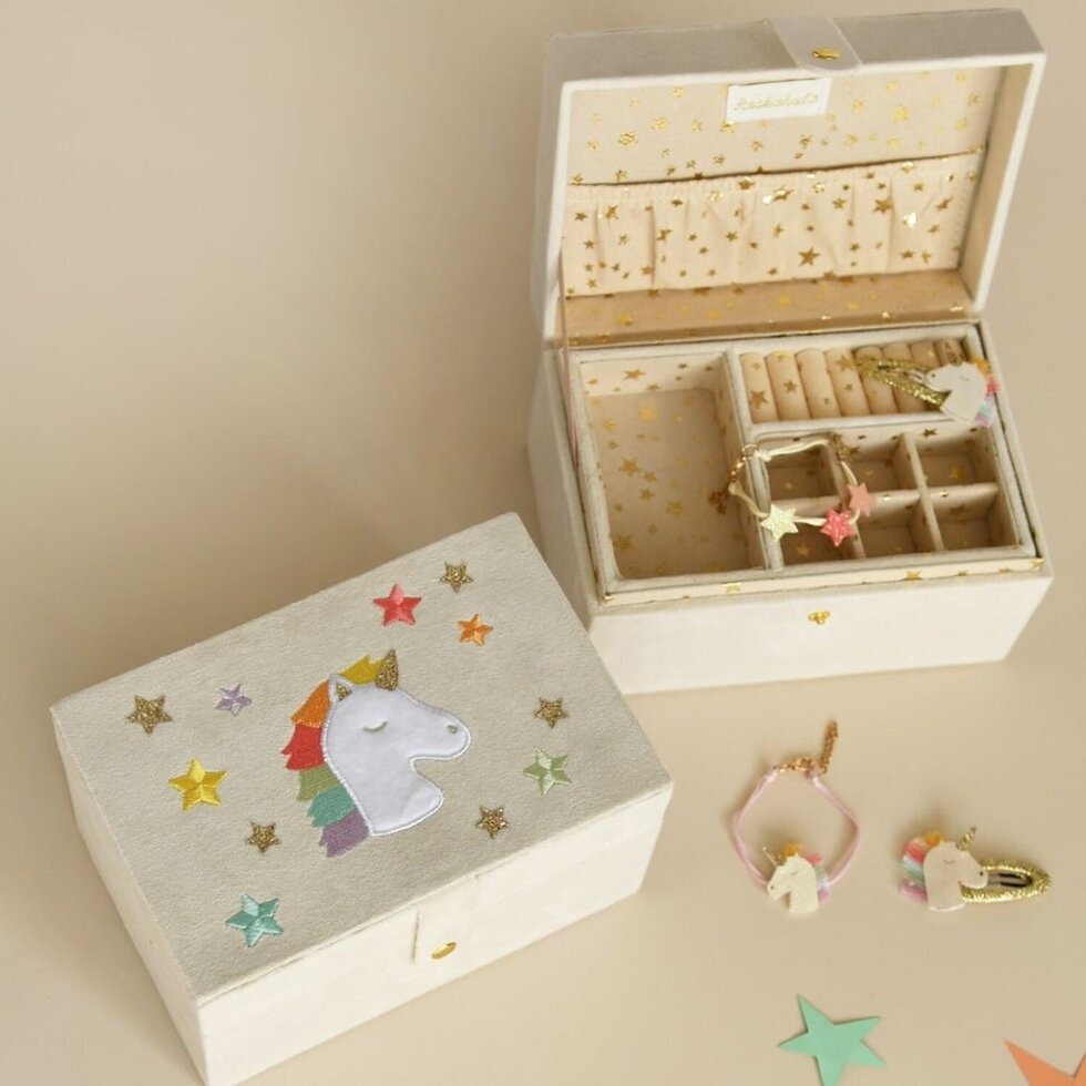 Rockahula Große Regenbogen Einhorn Schmuckbox
