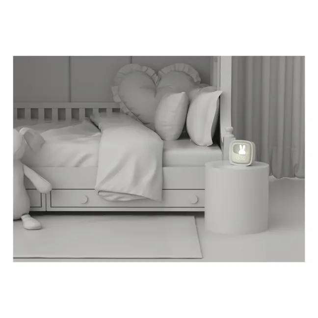 MOB BILLY CLOCK AND LIGHT - GREY