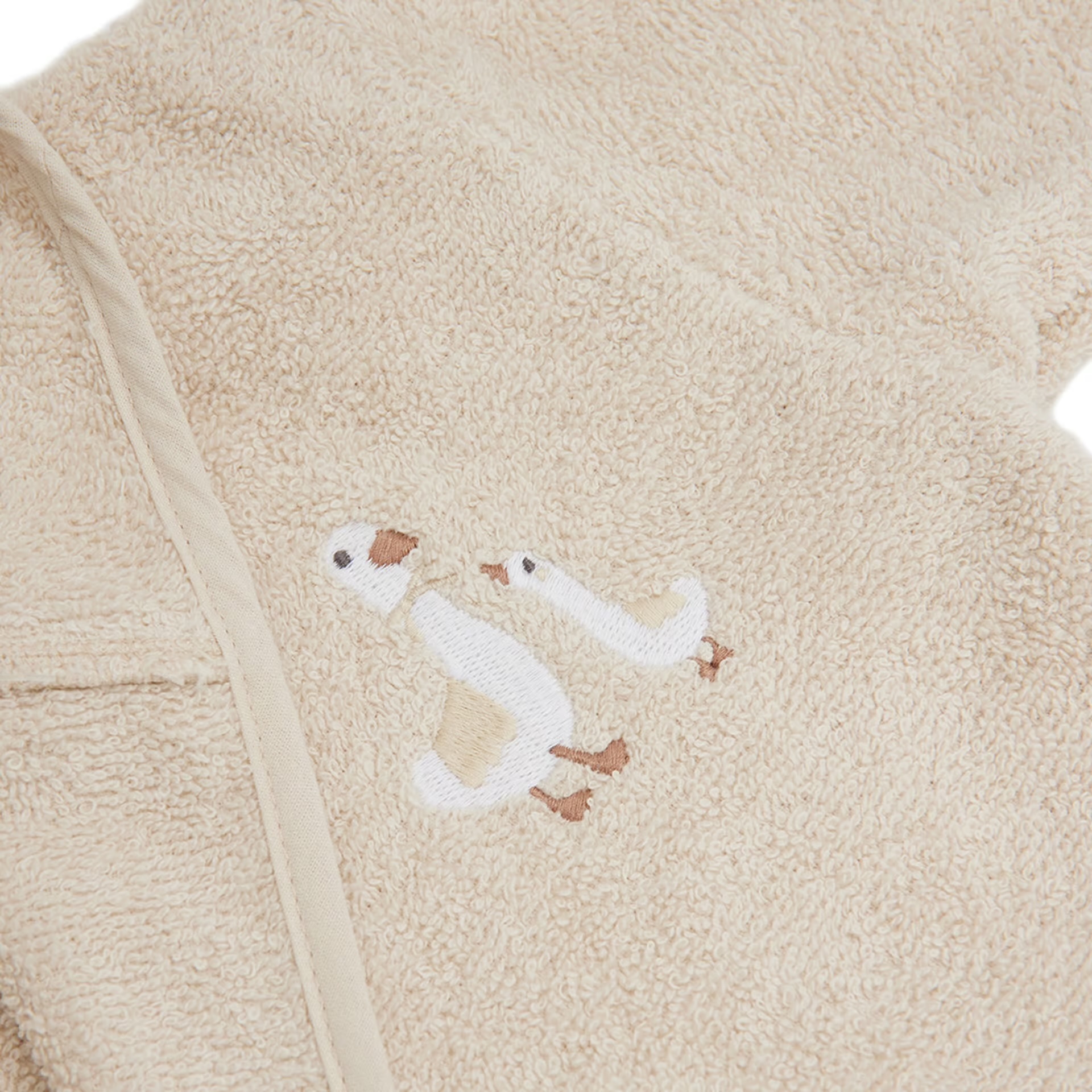Bebe-Jou Baby Bademantel aus Frottee Dear Goose - Gänse Motiv