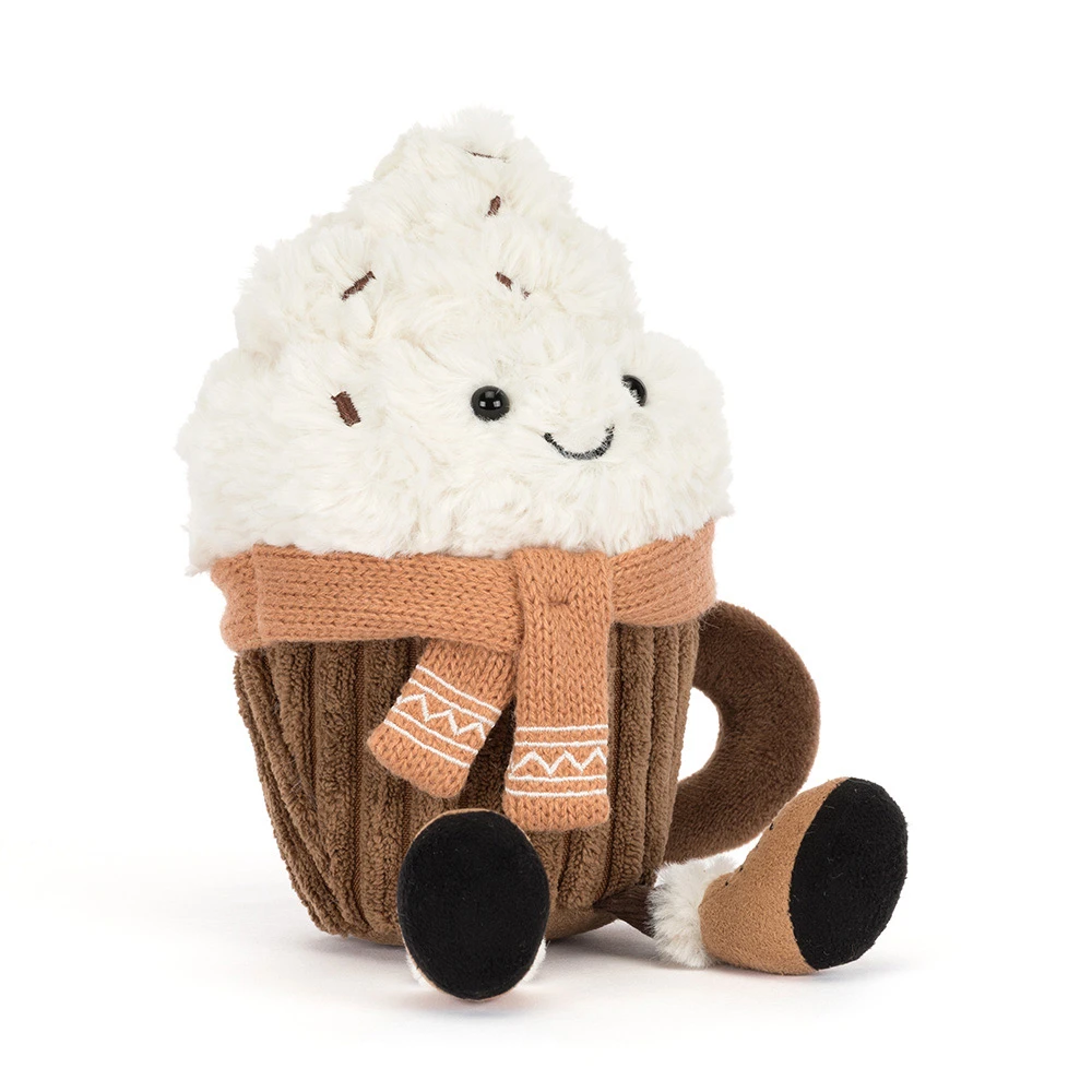Amuseables Scarffles Hot Chocolate - Tasse mit Schal "heisse Schokolade"