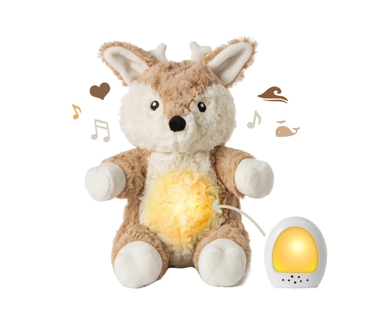 Cloud.b LoveLight™ Buddies - Finley der Fuchs