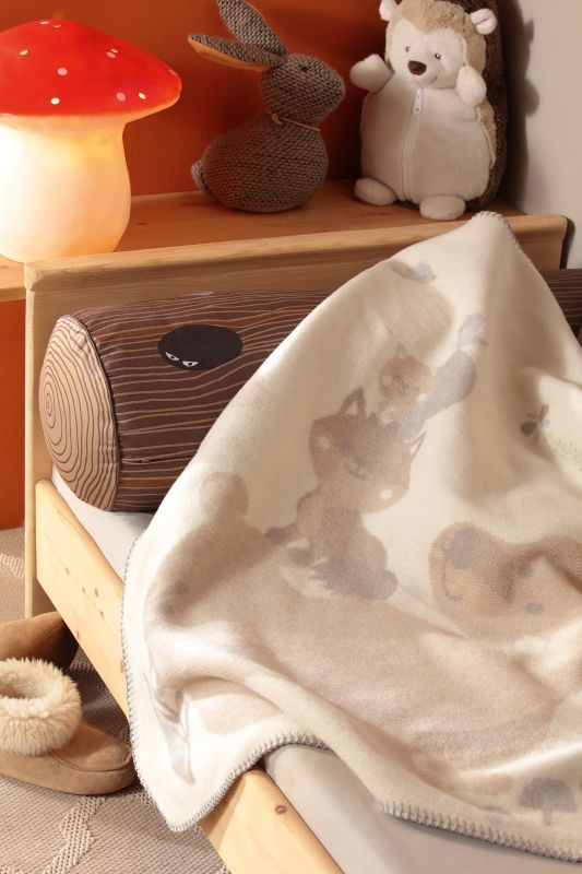 Biederlack Babydecke "Foxy & Friends"