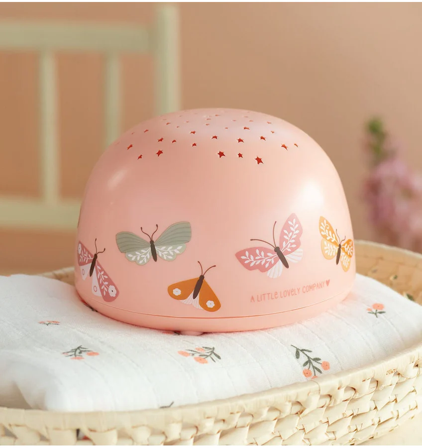 A Little Lovely Company Projektorlampe: Schmetterlinge