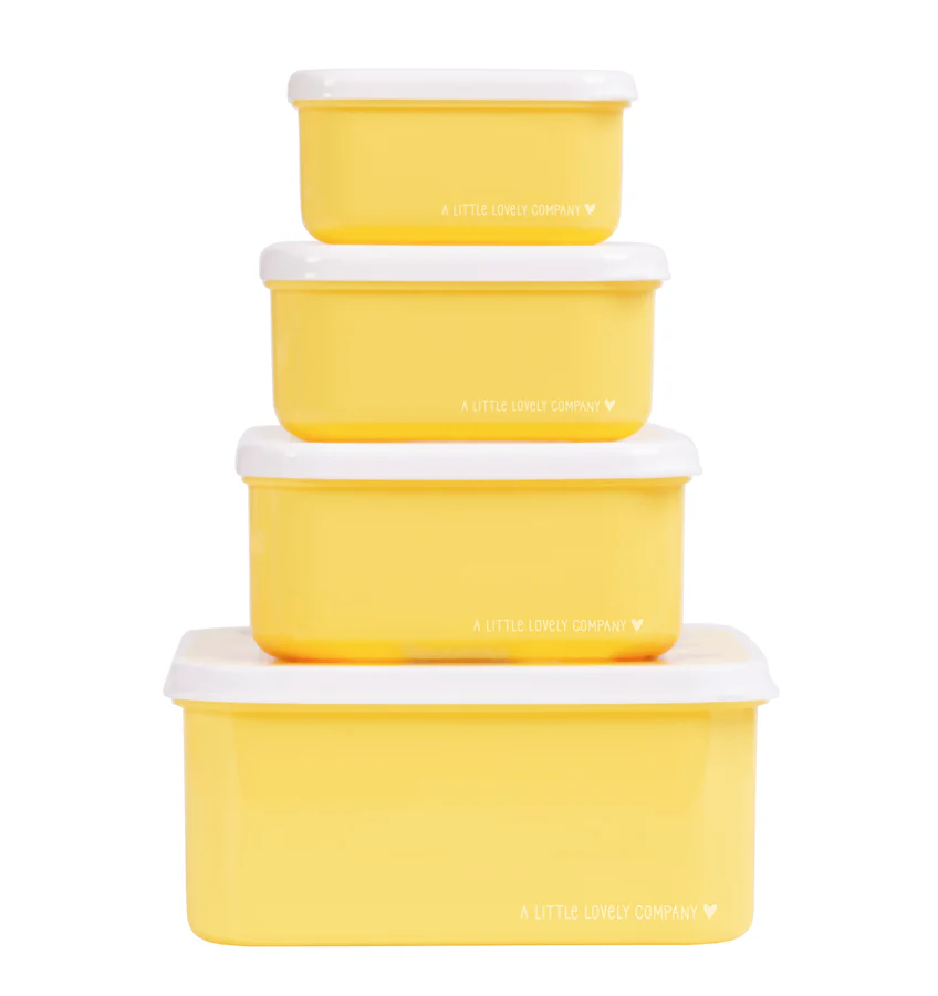 A Little Lovely Company Brot- und Snackdosen Set: Tierfreunde