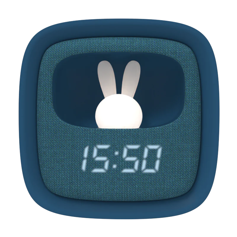 MOB BILLY CLOCK AND LIGHT - NIGHT BLUE