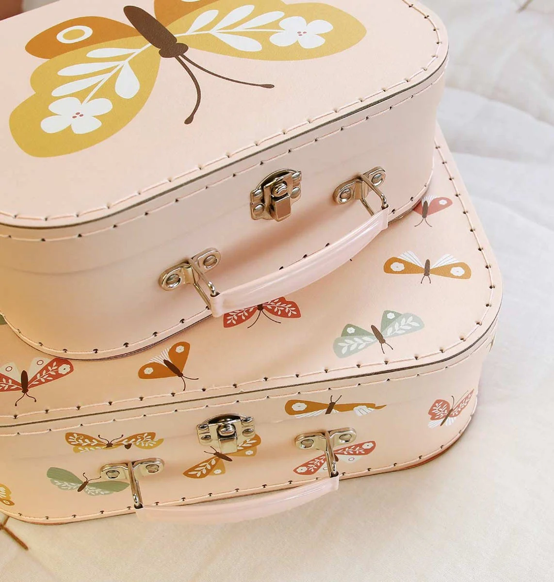 A Little Lovely Company Kofferset Schmetterlinge