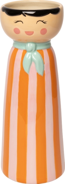 Au Maisson Vase Mrs & Miss Orange Mint 25x10 cm 