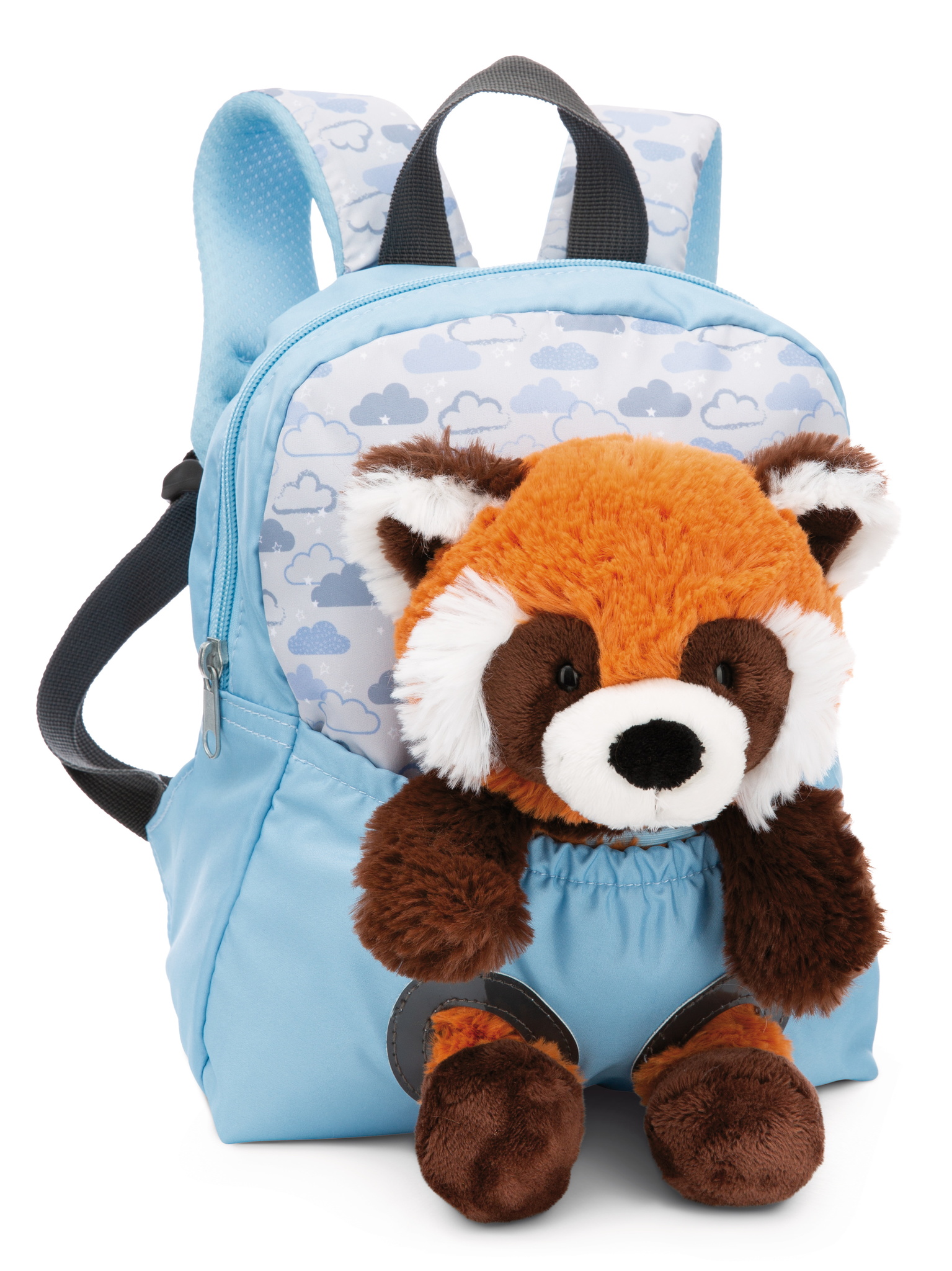 Nici Rucksack mit Roter Panda Plüschtier        