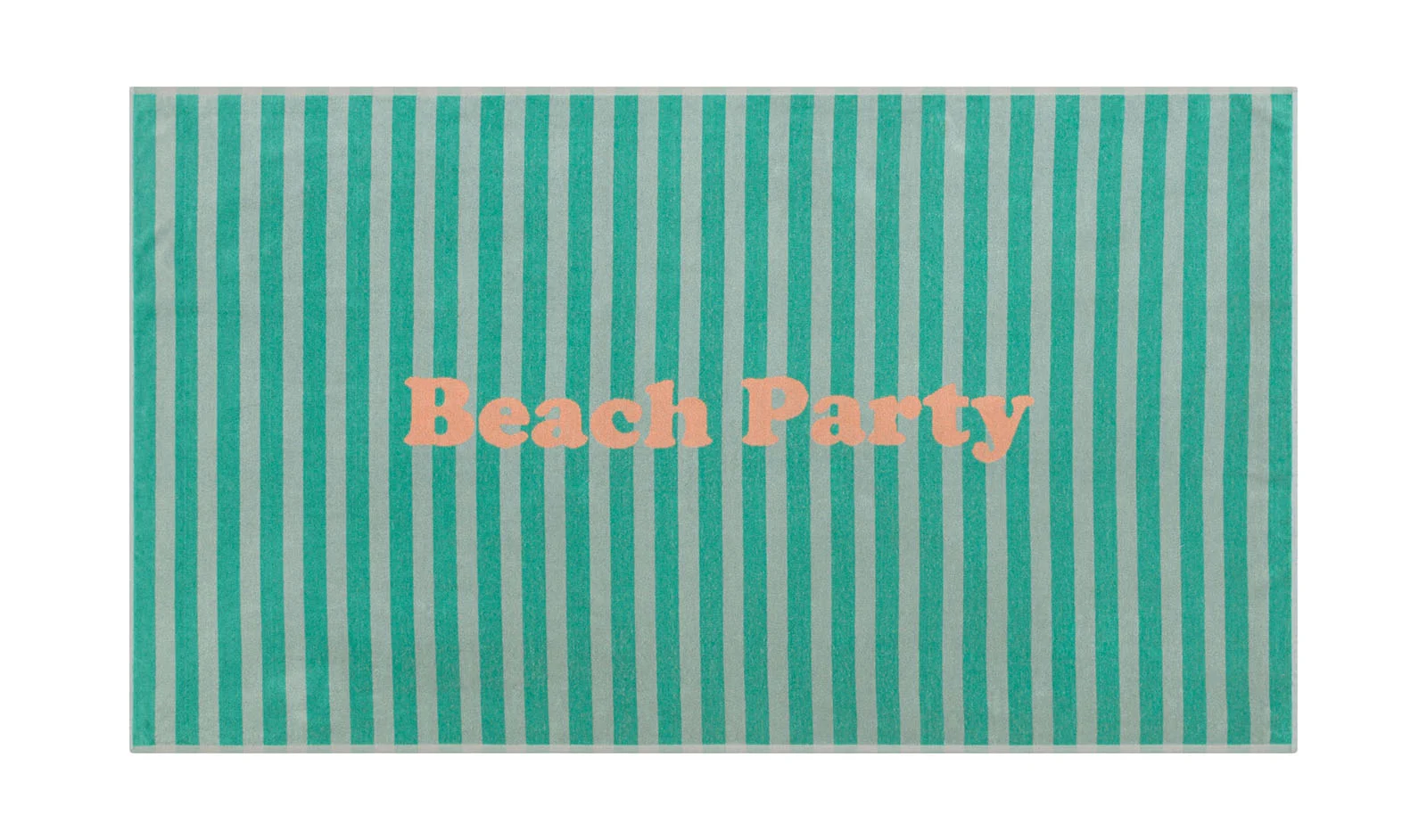 David Fussenegger PLAYA Frottee-Strandtuch „Beach Party“ Mint 100x180 cm