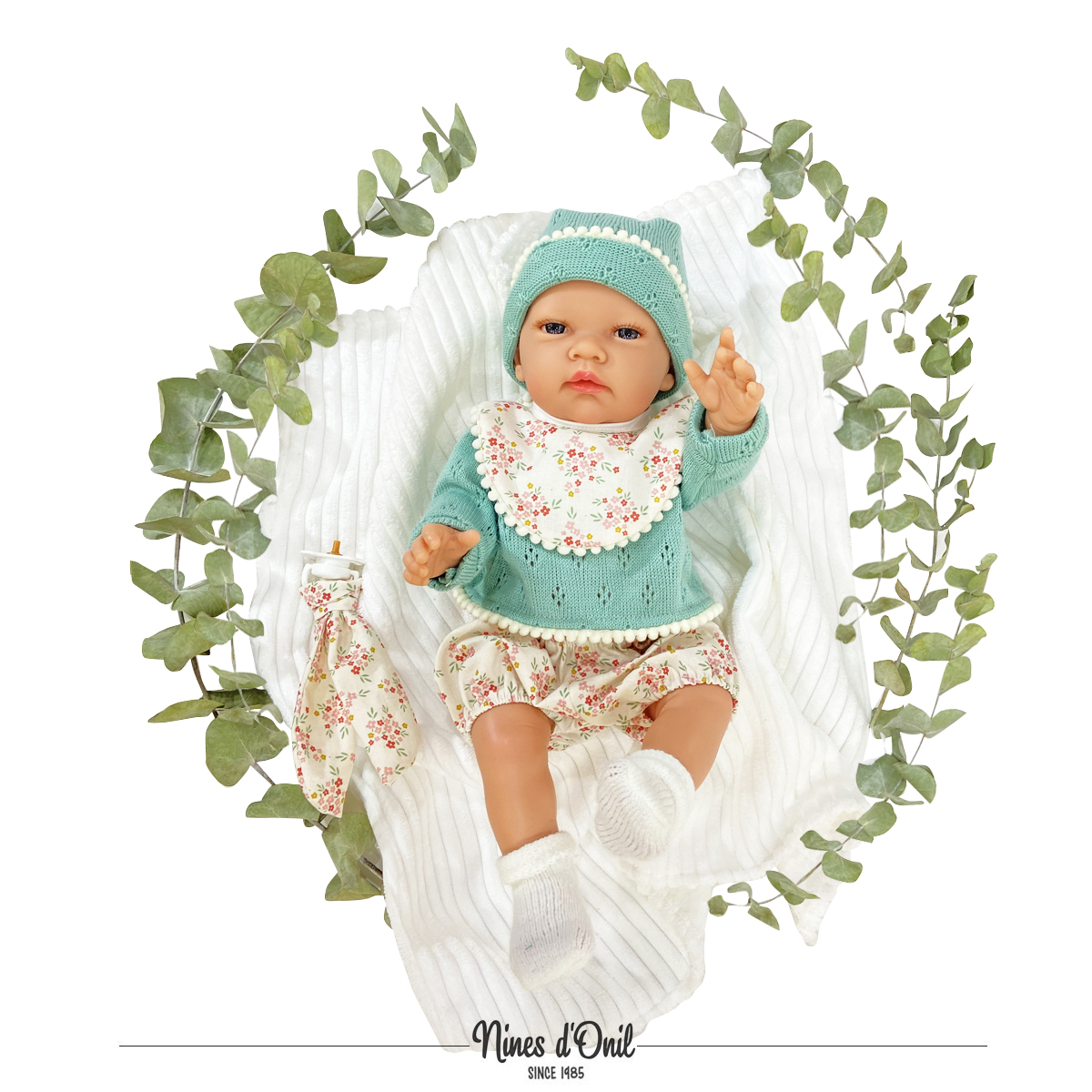 Nines d'Onil Puppe Recien Nacodo Mint - Babypuppe 