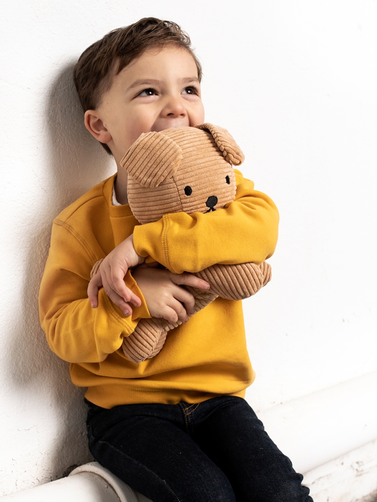 Bon Ton Toys Snuffy Corduroy - Hund aus Cord in Beige 30 cm 