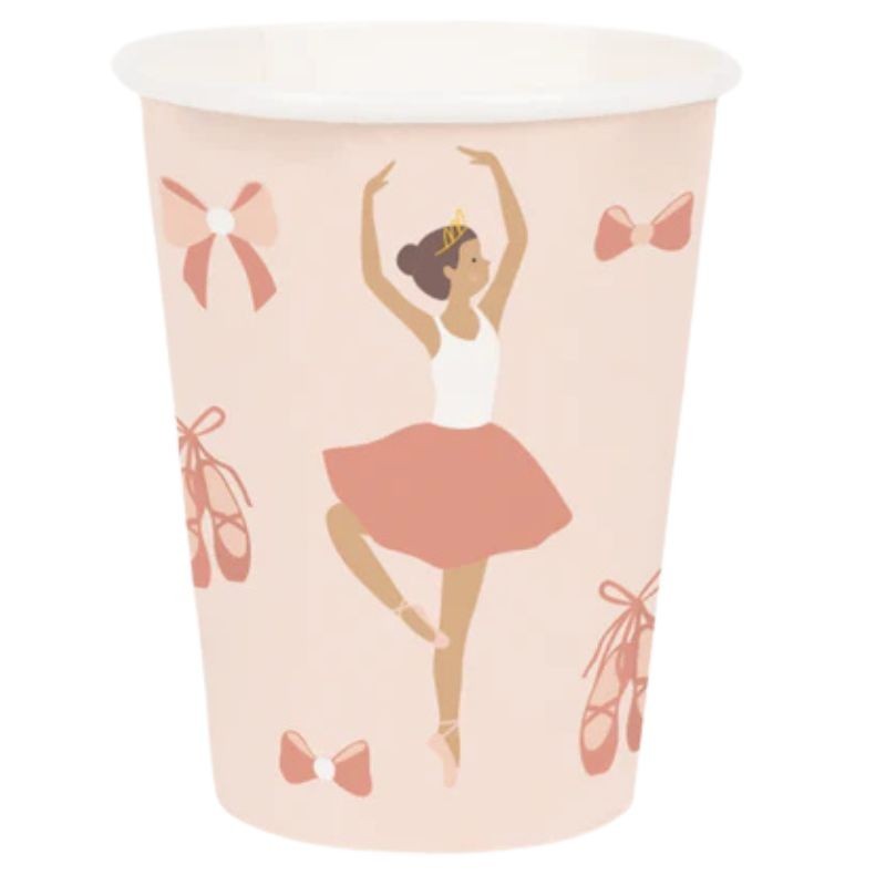 My Little Day Pappbecher Ballerina - 8 Stück