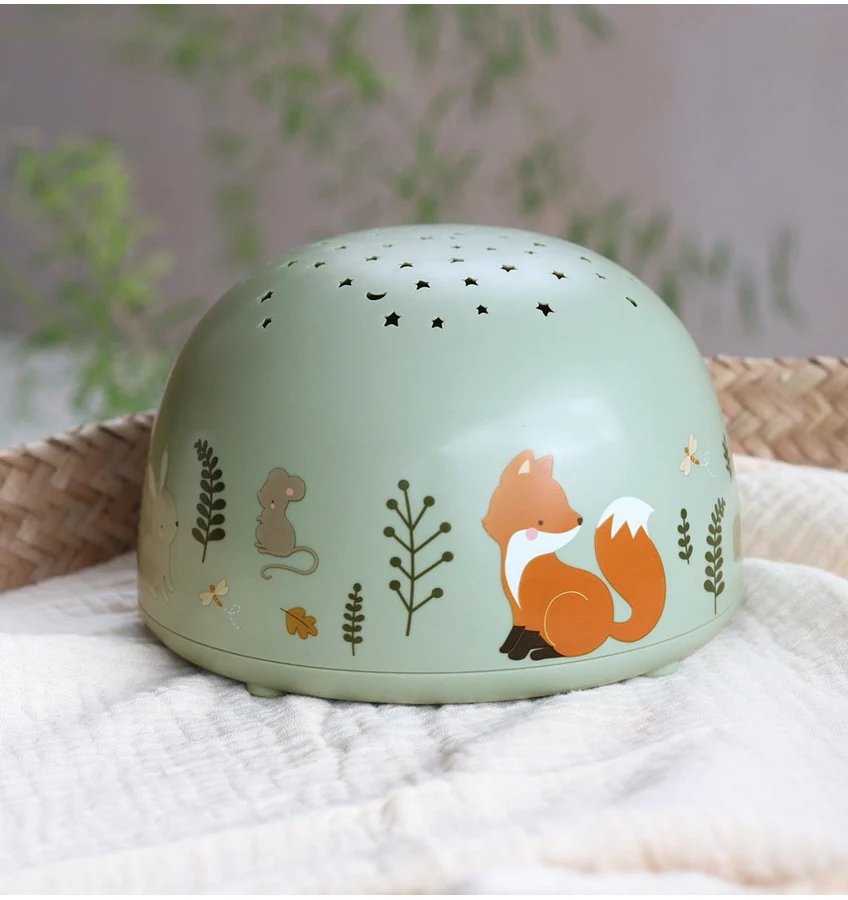 A Little Lovely Company Projektorlampe: Waldfreunde