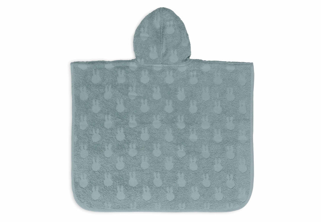 Jollein Badeponcho Frottee Miffy Jacquard - Sea Green