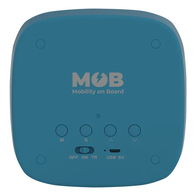 MOB BILLY CLOCK AND LIGHT - NIGHT BLUE