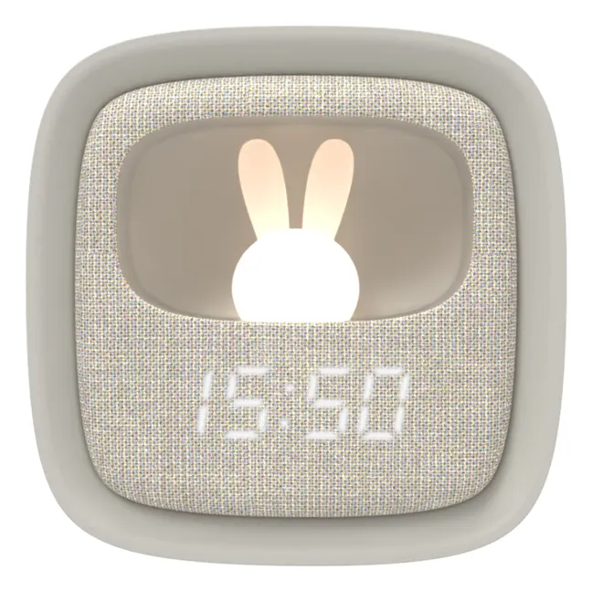 MOB BILLY CLOCK AND LIGHT - GREY