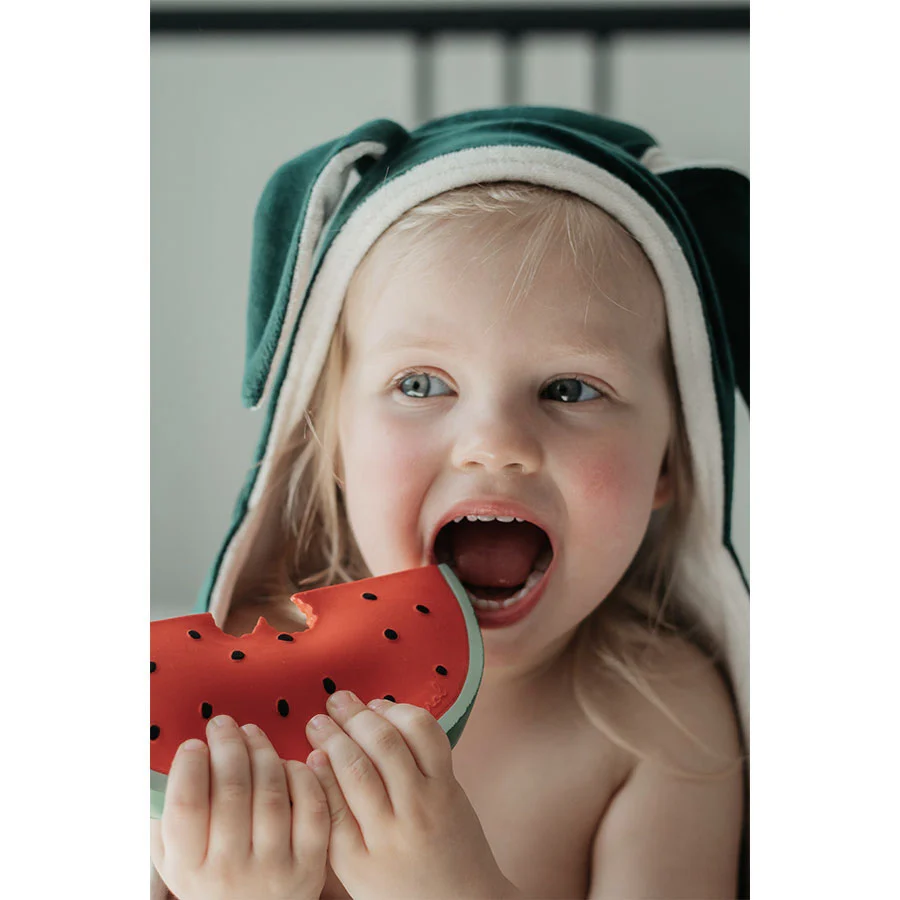 Oli & Carol Wally die Wassermelone - Zahnungshilfe Beisshilfe Naturkautschuk 