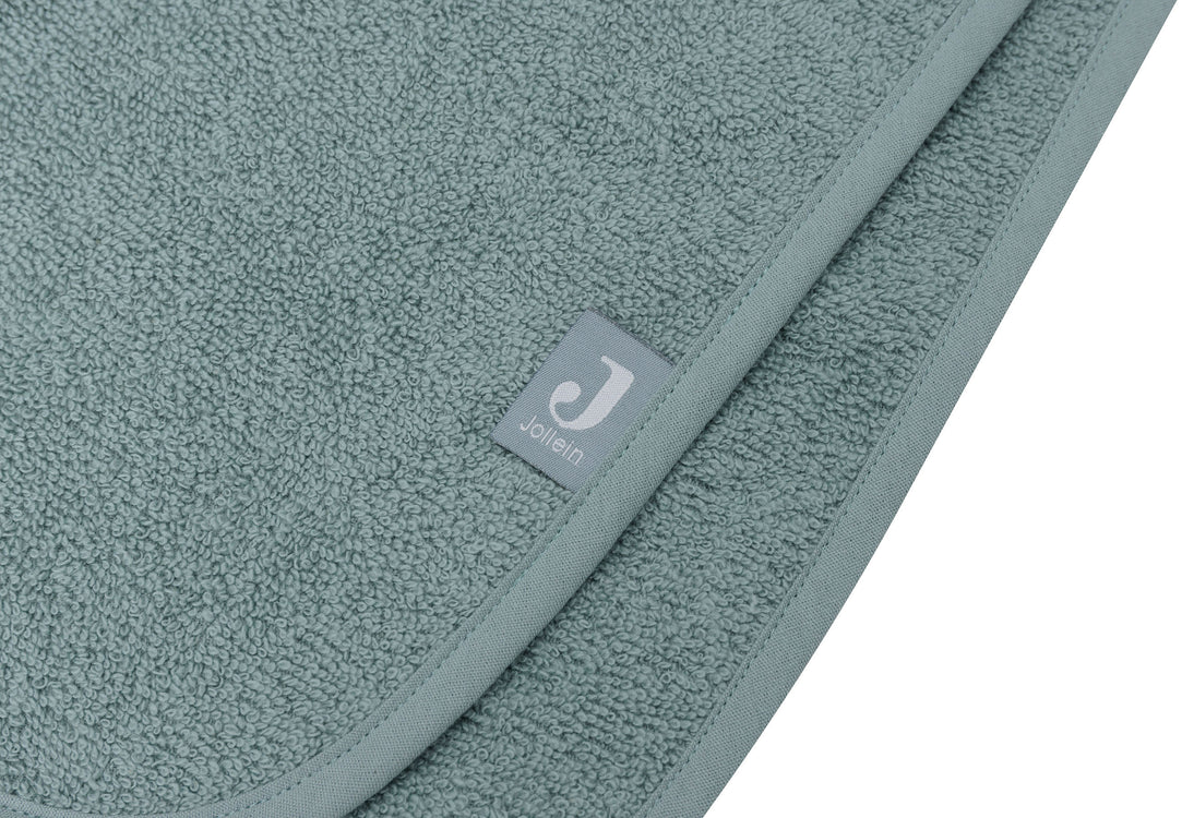 Jollein Badeponcho Kinder – Kapuzenponcho Frottee Sea Green 1–4 Jahre – Weiches Handtuch für Strand, Schwimmbad & Bad