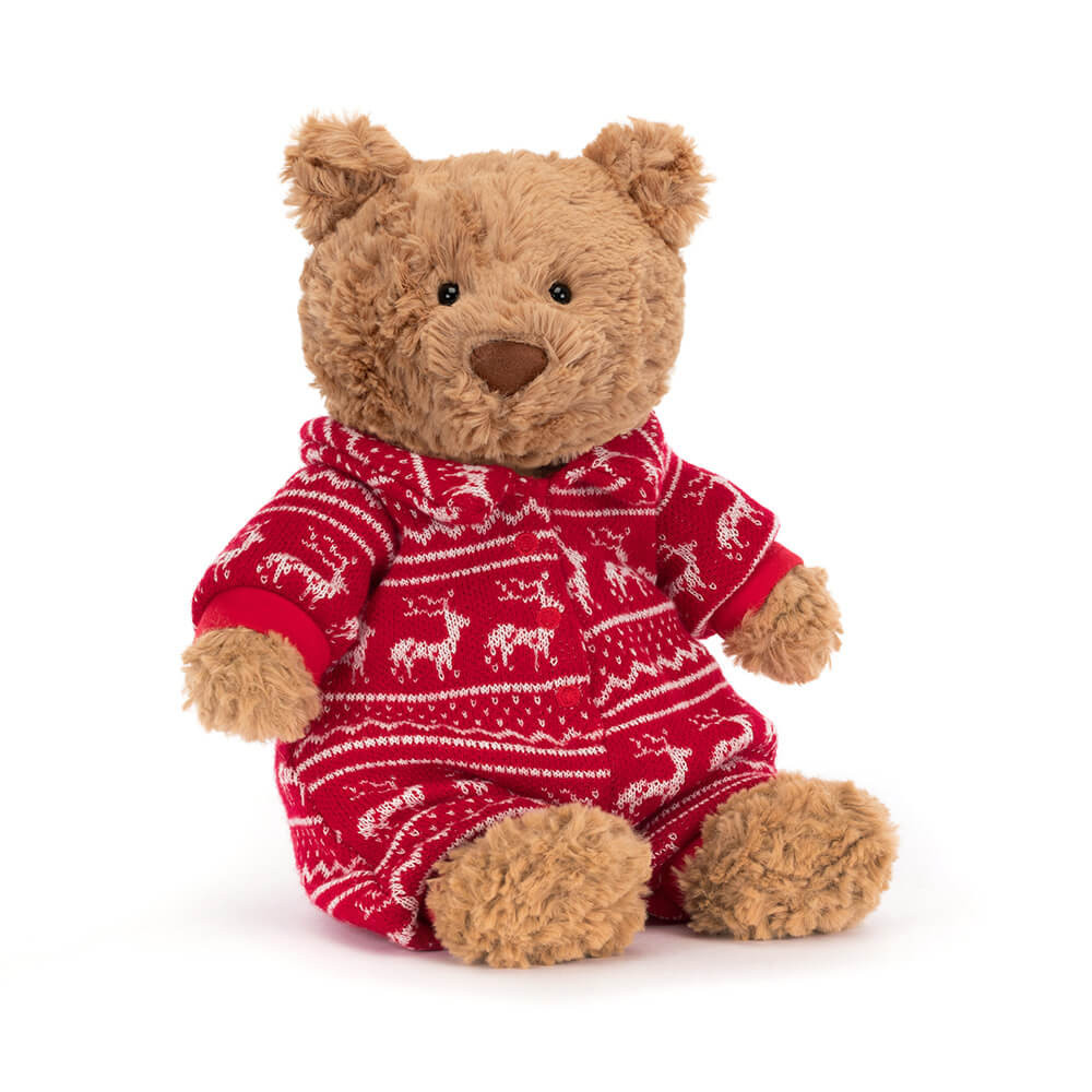 Jellcat Bartholomew Bear Winter Pyjamas