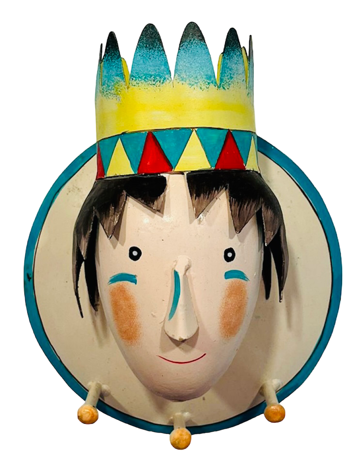 Pape Kunstgewerbe Wandhaken Indianer 2 Teilig