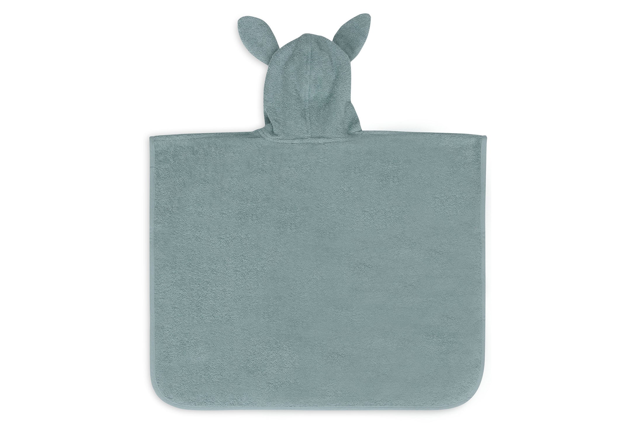 Jollein Badeponcho Kinder – Kapuzenponcho Frottee Sea Green 1–4 Jahre – Weiches Handtuch für Strand, Schwimmbad & Bad