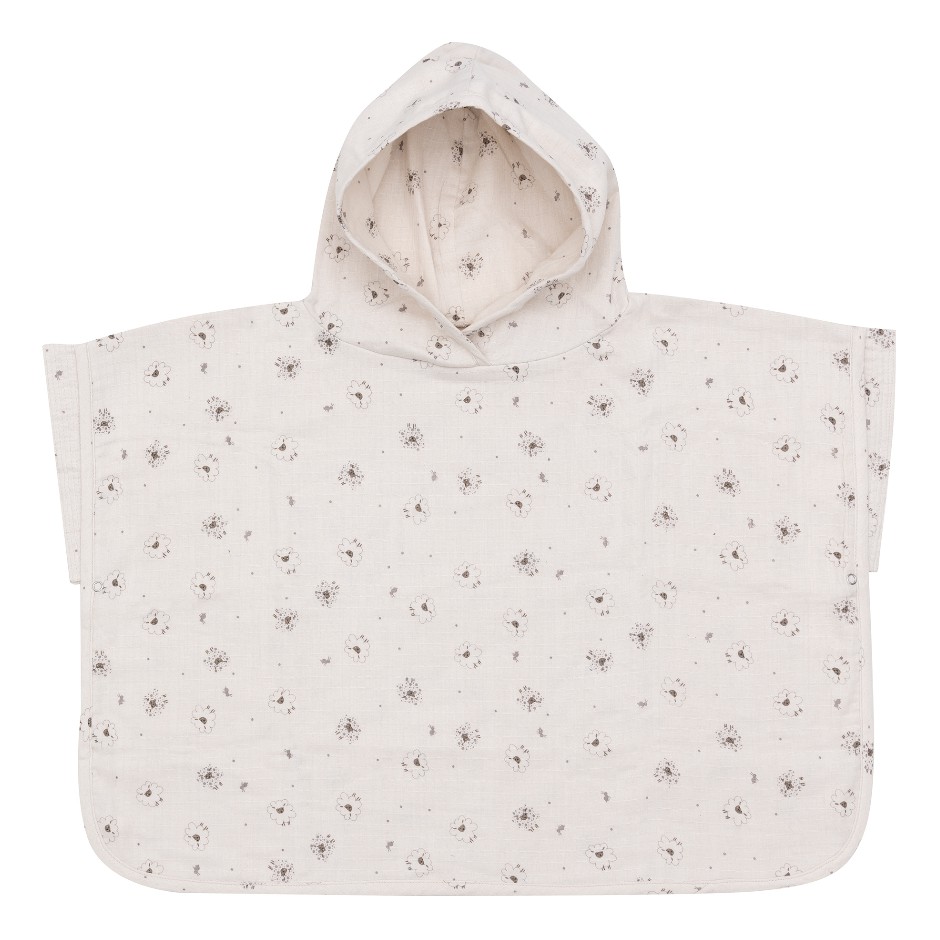 Bebe-Jou Baby Badeponcho aus Musselin Tiny Sheep Motiv  Schaaf