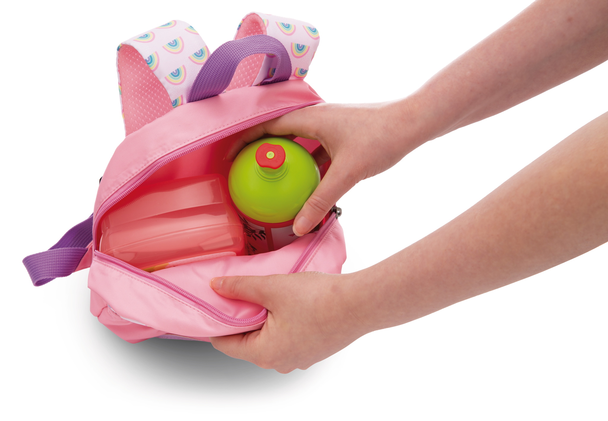 Nici Rucksack mit Waschbär Plüschtier   