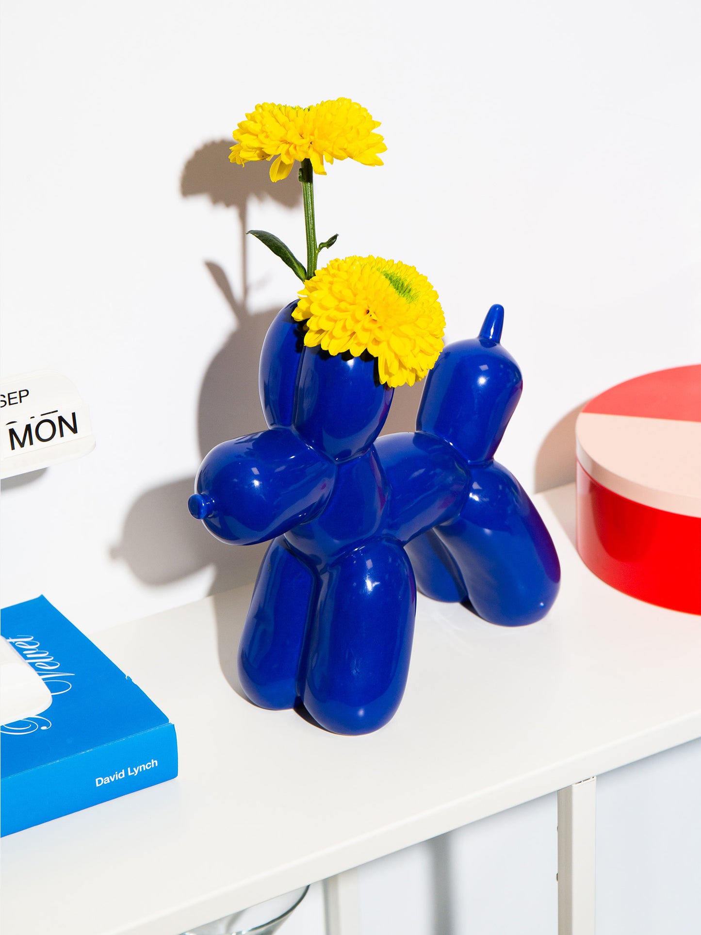 DOIY Bobby Vase Hund Blau