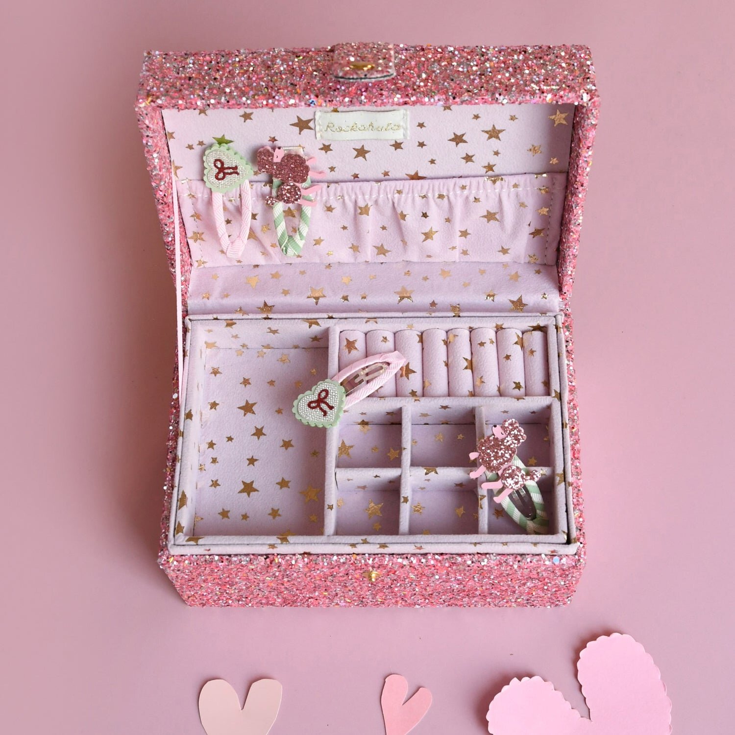 Rockahula Große Konfetti Glitzer Schmuckbox