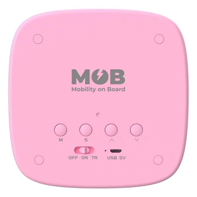 MOB BILLY CLOCK AND LIGHT - MARSHMALLOW