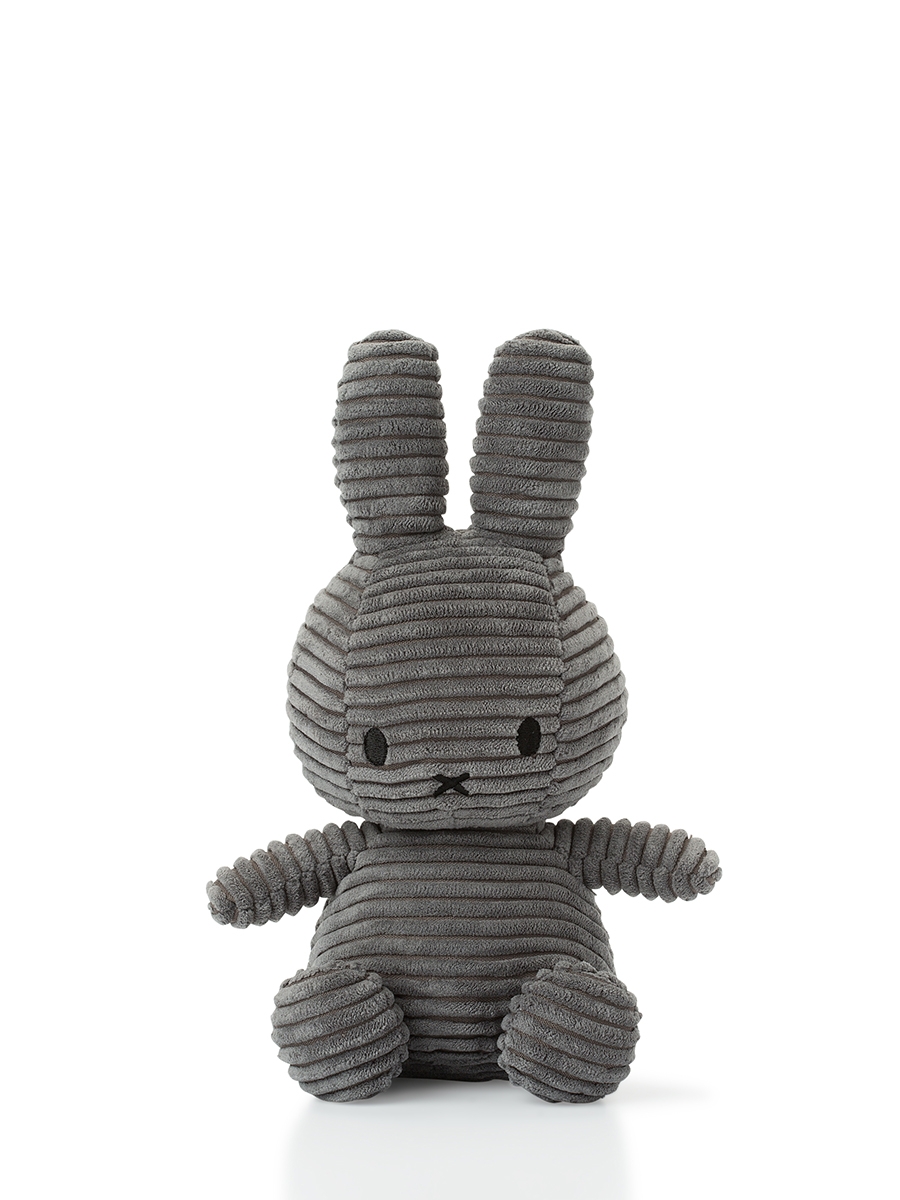 Bon Ton Toys Miffy Corduroy - Cord Hase in Grau 33 cm