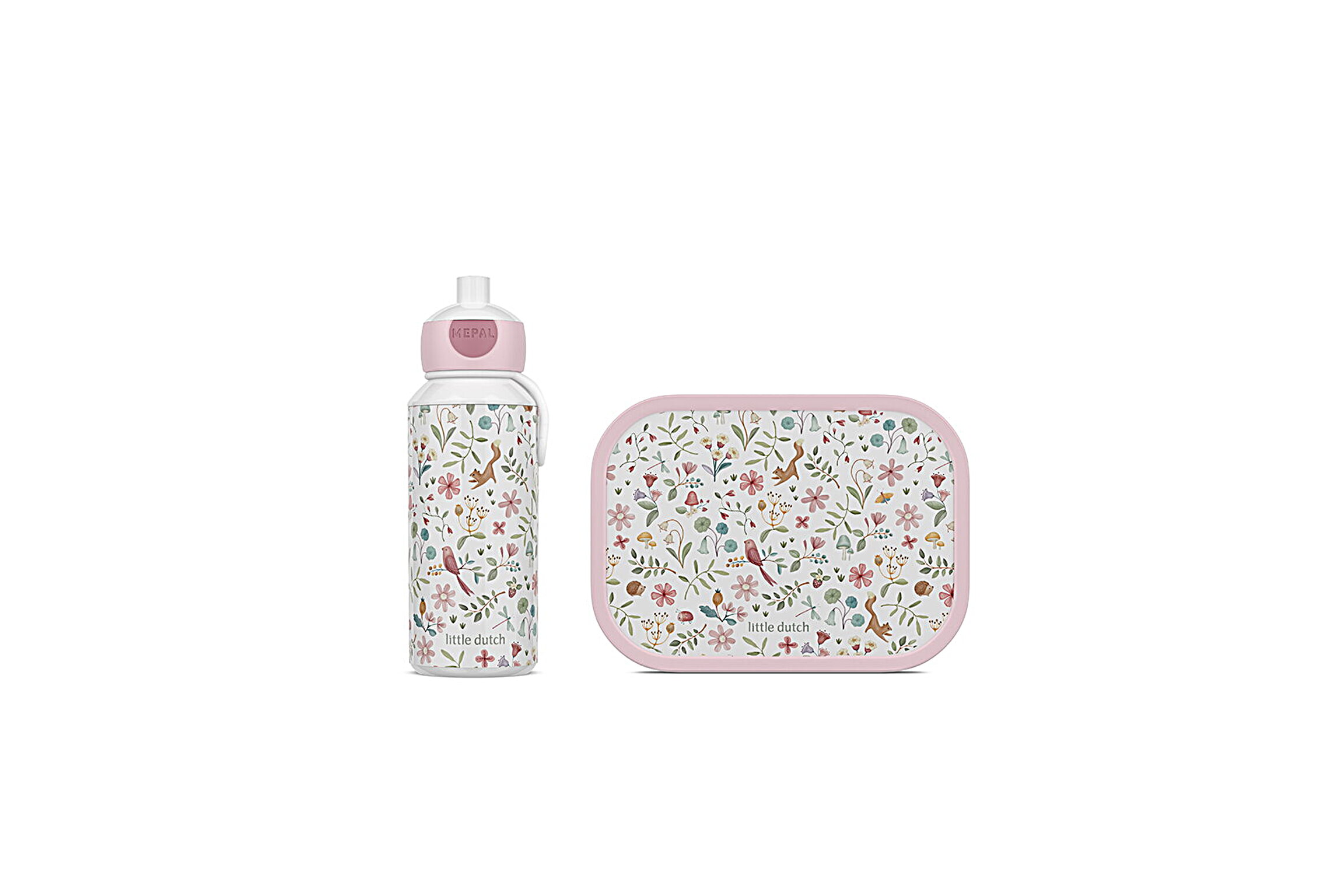 MEPAL Campus Lunchset (Trinkflasche Pop-Up + Brotdose) Little Dutch - Fairy Wonders