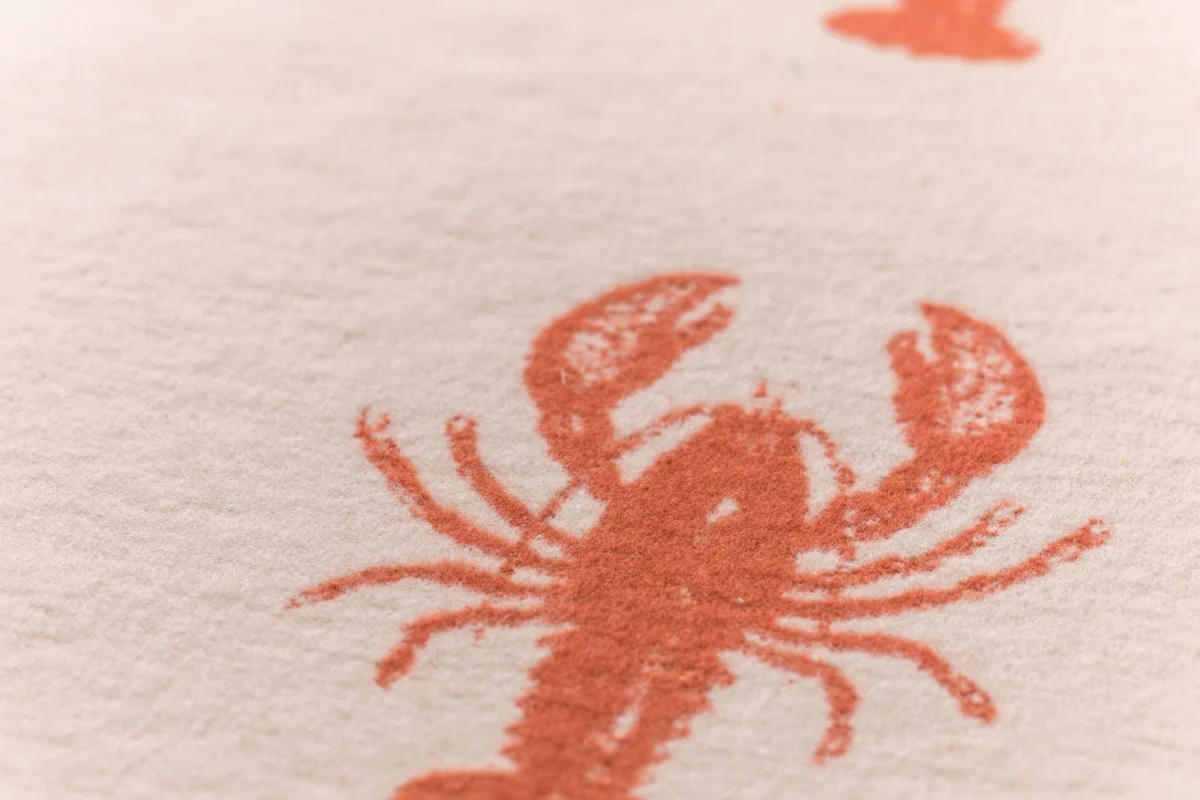 David Fussenegger SILVRETTA Flanelldecke „Lobster“ (GRS)