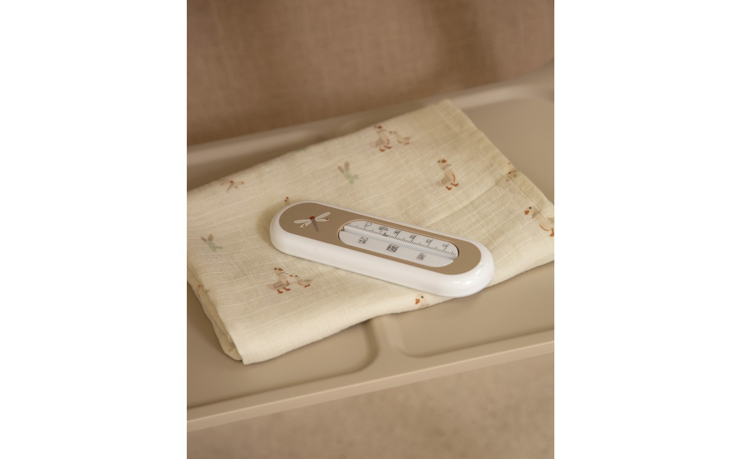 Bebe-Jou Baby Badethermomether Soft Spring mit Libellen Motiv