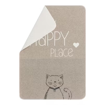 David Fussenegger Haustierdecke My Happy Place Katze Farbe Rauch 70x90cm
