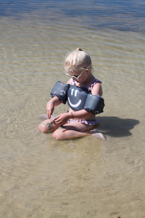JEP KIDS - SLIPSTOP Schwimmweste - Puddle Jumper Smiley Grey - Grau