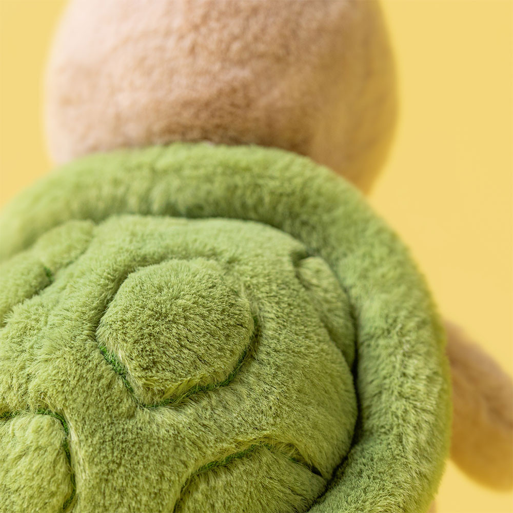 Jellycat Thimble Turtle - Baby Schildkröte 16cm x 9cm x 10cm - Sitzhöhe 13cm