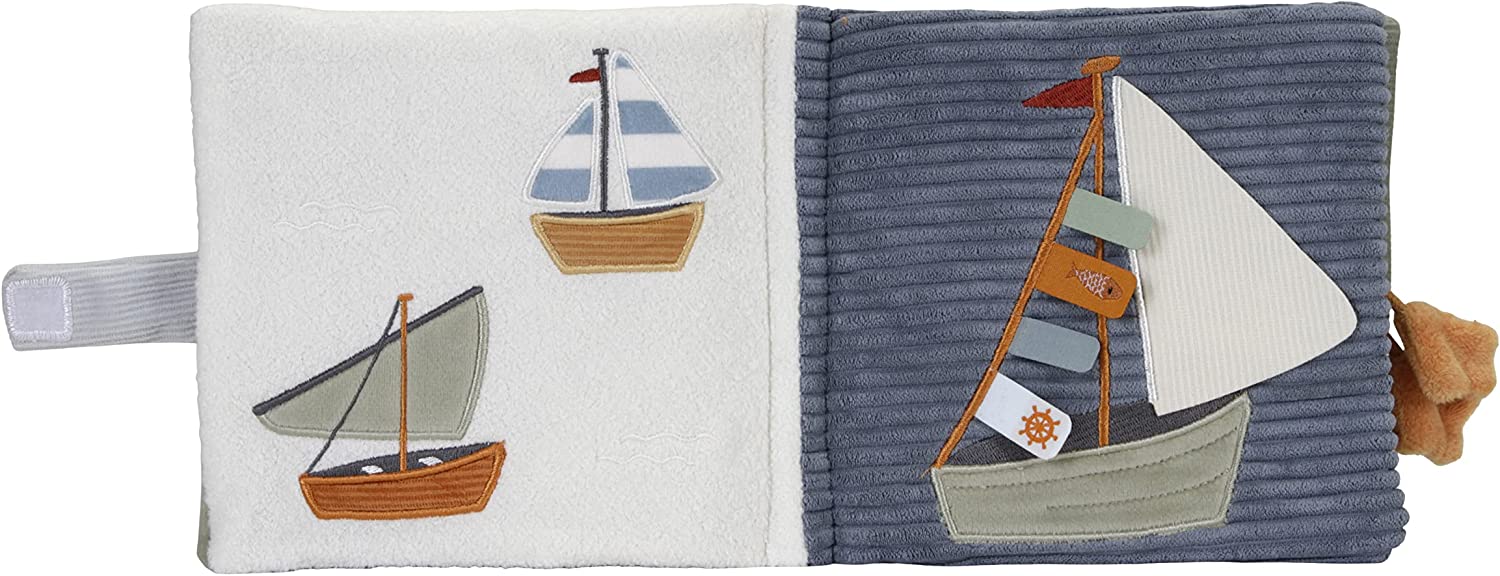 Little Dutch Fühlbuch Stoffbuch Sailors Bay - Segelschiffe - Möwe